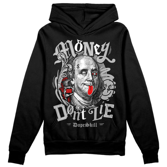 Jordan 1 Low OG “Shadow” DopeSkill Hoodie Sweatshirt Money Don't Lie Graphic Streetwear - Black