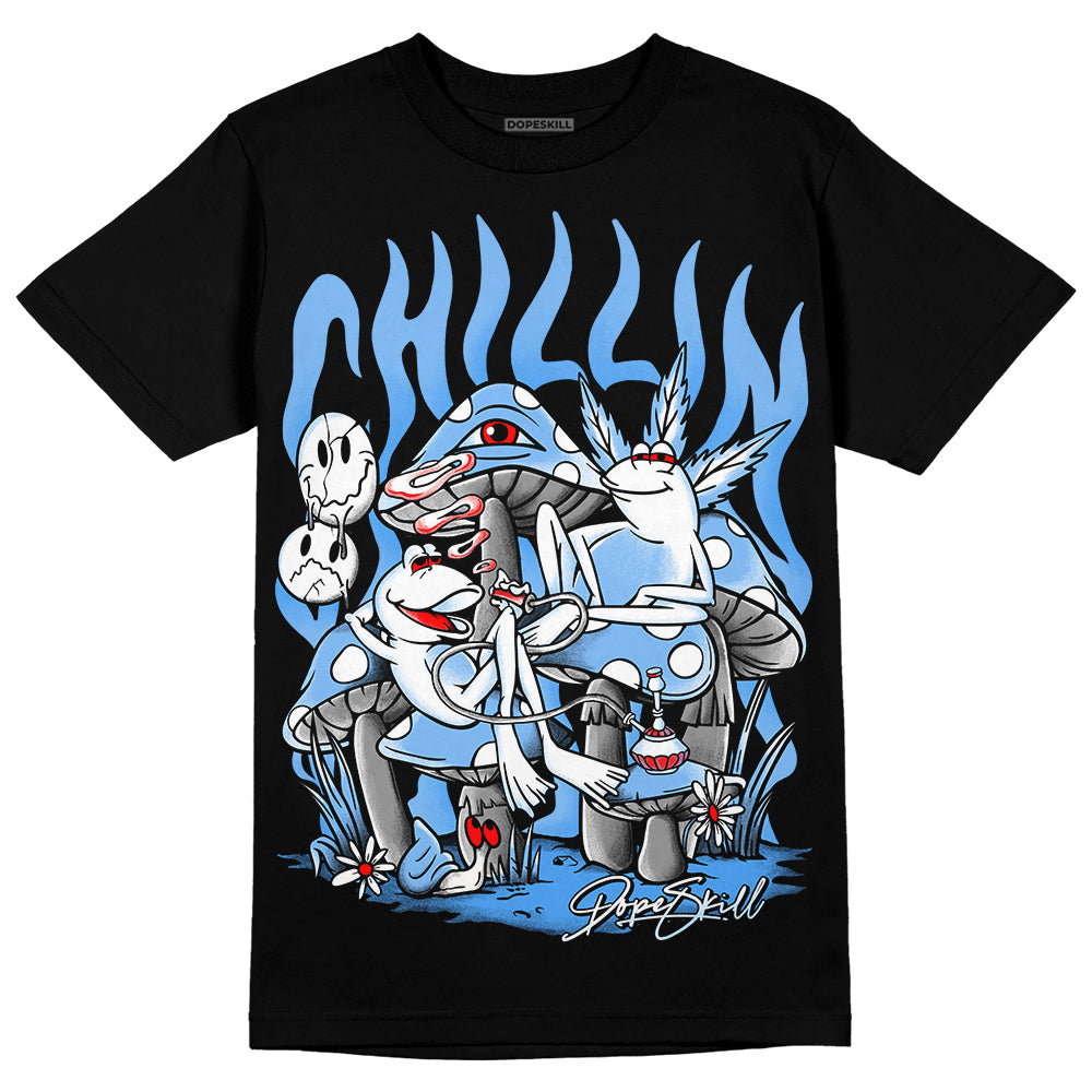 Jordan 9 Powder Blue DopeSkill T-Shirt Chillin Graphic Streetwear - Black