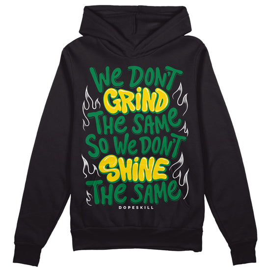 Jordan 5 “Lucky Green” DopeSkill Hoodie Sweatshirt Grind Shine Graphic Streetwear - Black