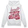 Jordan 1 Retro High '85 OG Metallic Burgundy DopeSkill Hoodie Sweatshirt LOVE Graphic Streetwear - White