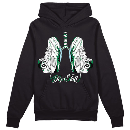 Jordan 5 “Lucky Green” DopeSkill Hoodie Sweatshirt Breathe Graphic Streetwear - Black