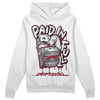 Jordan 1 Retro High '85 OG Metallic Burgundy DopeSkill Hoodie Sweatshirt Paid In Full Graphic Streetwear - White 