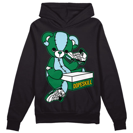 Jordan 5 “Lucky Green” DopeSkill Hoodie Sweatshirt Sneakerhead BEAR Graphic Streetwear - Black