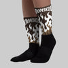 Mocha 1s DopeSkill Sublimated Socks FIRE Graphic