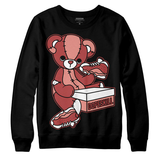 Jordan 13 “Dune Red” DopeSkill Sweatshirt Sneakerhead BEAR Graphic Streetwear - Black