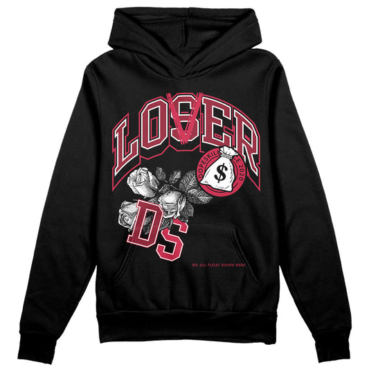 Jordan 1 Retro High '85 OG Metallic Burgundy DopeSkill Hoodie Sweatshirt Loser Lover Graphic Streetwear - Black