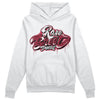 Jordan 1 Retro High '85 OG Metallic Burgundy DopeSkill Hoodie Sweatshirt Rare Breed Type Graphic Streetwear - White