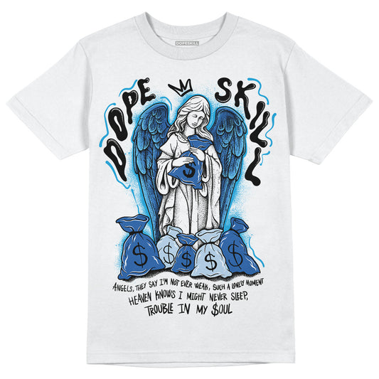 Jordan 11 Low “Space Jam” DopeSkill T-Shirt Angels Graphic Streetwear - White