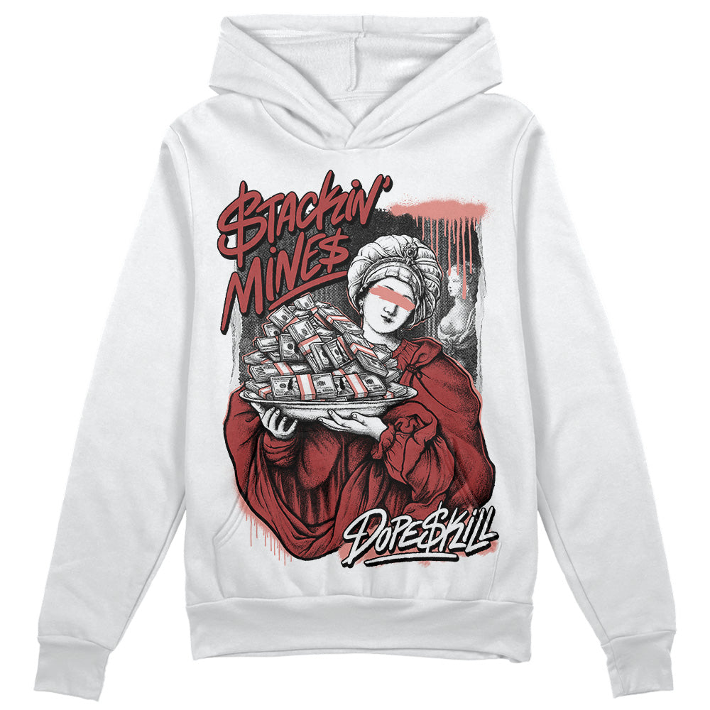 Jordan 13 “Dune Red” DopeSkill Hoodie Sweatshirt Stackin Mines Graphic Streetwear - White