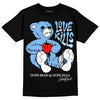 Jordan 9 Powder Blue DopeSkill T-Shirt Love Kills Graphic Streetwear - Black