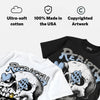 White Metallic 5s DopeSkill T-Shirt Rebirth Graphic