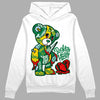 Jordan 5 “Lucky Green” DopeSkill Hoodie Sweatshirt Broken Heart Graphic Streetwear - White