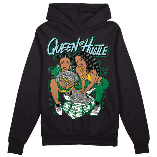 Jordan 5 “Lucky Green” DopeSkill Hoodie Sweatshirt Queen Of Hustle Graphic Streetwear - Black