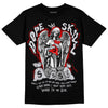 Jordan 2 Retro "Black Cement" DopeSkill T-Shirt Angels Graphic Streetwear - Black