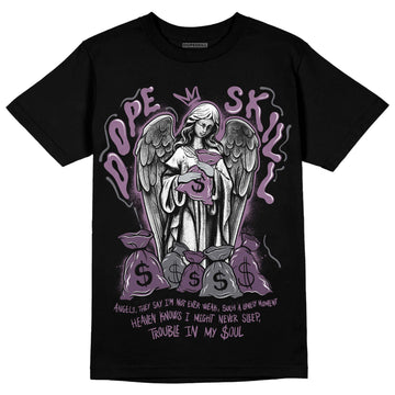 Jordan 2 “Mauve/Off-Noir” DopeSkill T-Shirt Angels Graphic Streetwear - Black