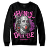 Jordan 4 GS “Hyper Violet” DopeSkill Sweatshirt Money Don't Lie Graphic Streetwear - Black