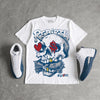 French Blue 12s DopeSkill T-Shirt Rebirth Graphic