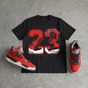 Toro Bravo 4s DopeSkill T-Shirt 23 with 4s Pattern Graphic