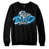 Jordan 4 Retro Military Blue DopeSkill Sweatshirt Rare Breed Type Graphic Streetwear - Black