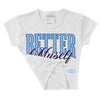 University Blue Collection DopeSkill Women's Crop Top Better Myself Graphic