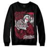 Jordan 1 Retro High '85 OG Metallic Burgundy DopeSkill Sweatshirt Stackin Mines Graphic Streetwear - Black