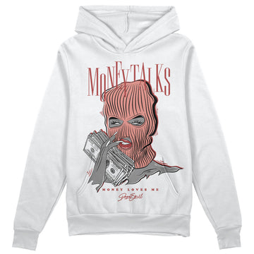 Jordan 13 “Dune Red” DopeSkill Hoodie Sweatshirt Money Talks Graphic Streetwear - White 