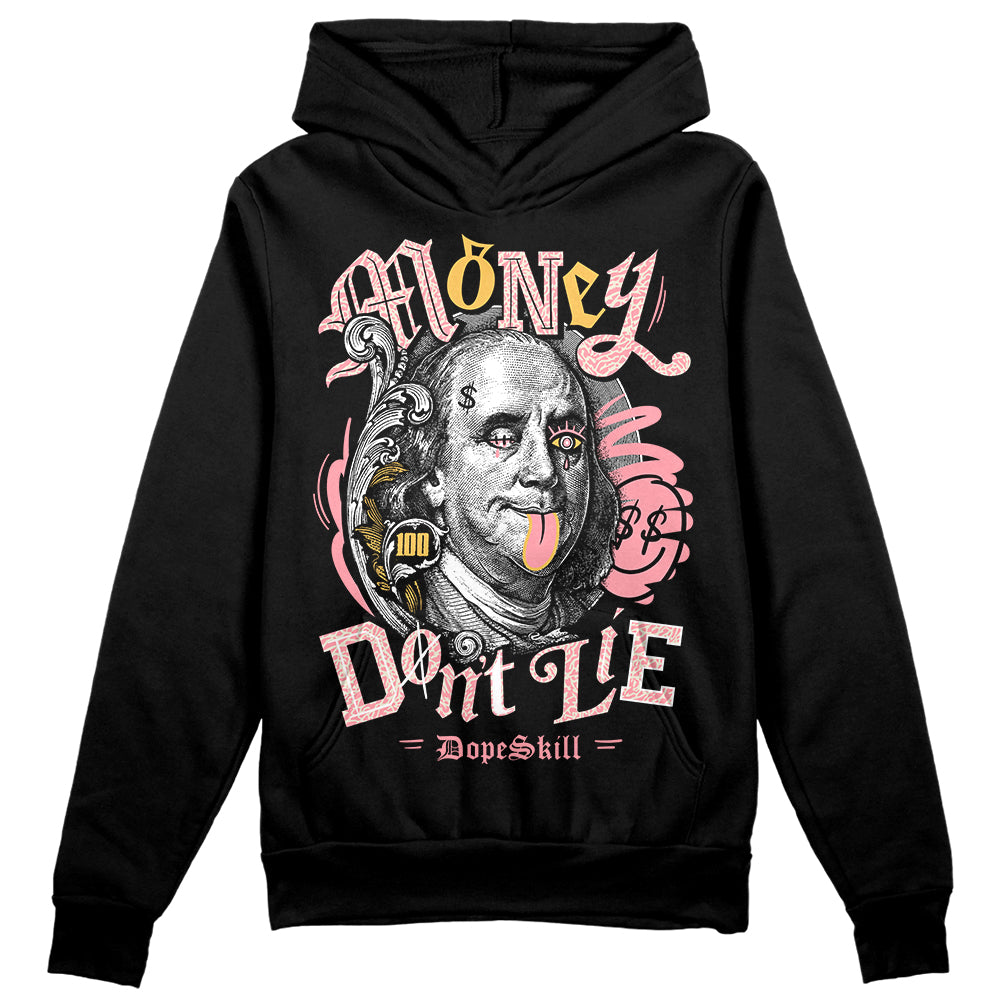 Jordan 3 GS “Red Stardust” DopeSkill Hoodie Sweatshirt Money Don't Lie Graphic Streetwear - Black