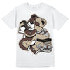Jordan 1 High OG “Latte” DopeSkill T-Shirt Bear Steals Sneaker Graphic Streetwear - White 