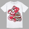 Dunk Low PRM Bacon DopeSkill T-Shirt Bear Steals Sneaker Graphic Streetwear - White 