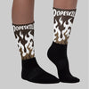 Mocha 1s DopeSkill Sublimated Socks FIRE Graphic