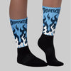 First In Flight 1s DopeSkill Sublimated Socks FIRE Graphic