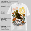 Orange Black White DopeSkill T-Shirt Reap What You Sow Graphic