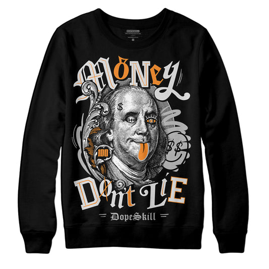 Dunk Low Cool Grey DopeSkill Sweatshirt Money Don't Lie Graphic Streetwear - Black