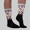 Violet Ore 3s DopeSkill Sublimated Socks FIRE Graphic