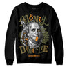 Jordan 5 “Olive” DopeSkill Sweatshirt Money Don't Lie Graphic Streetwear - Black