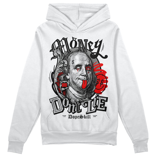 Dunk Low Panda White Black DopeSkill Hoodie Sweatshirt Money Don't Lie Graphic Streetwear - White