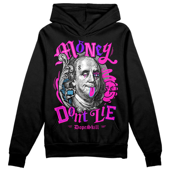 Dunk Low GS “Active Fuchsia” DopeSkill Hoodie Sweatshirt Money Don't Lie Graphic Streetwear - Black