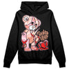 Jordan 11 Low “Legend Pink” DopeSkill Hoodie Sweatshirt Broken Heart Graphic Streetwear - Black