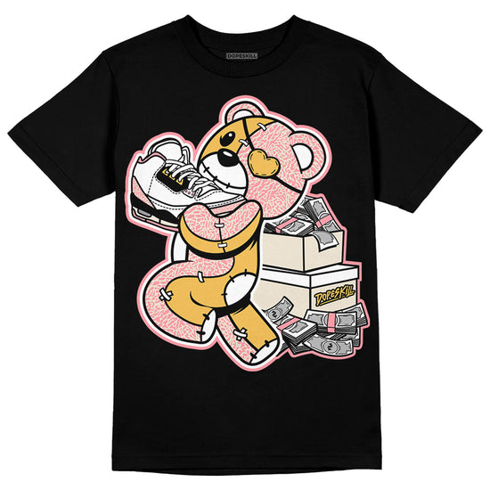 Jordan 3 GS “Red Stardust” DopeSkill T-Shirt Bear Steals Sneaker Graphic Streetwear - Black