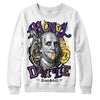 Jordan 12 “Field Purple” DopeSkill Sweatshirt Money Don't Lie Graphic Streetwear - White