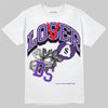 AJ 13 Court Purple DopeSkill T-Shirt Loser Lover Graphic