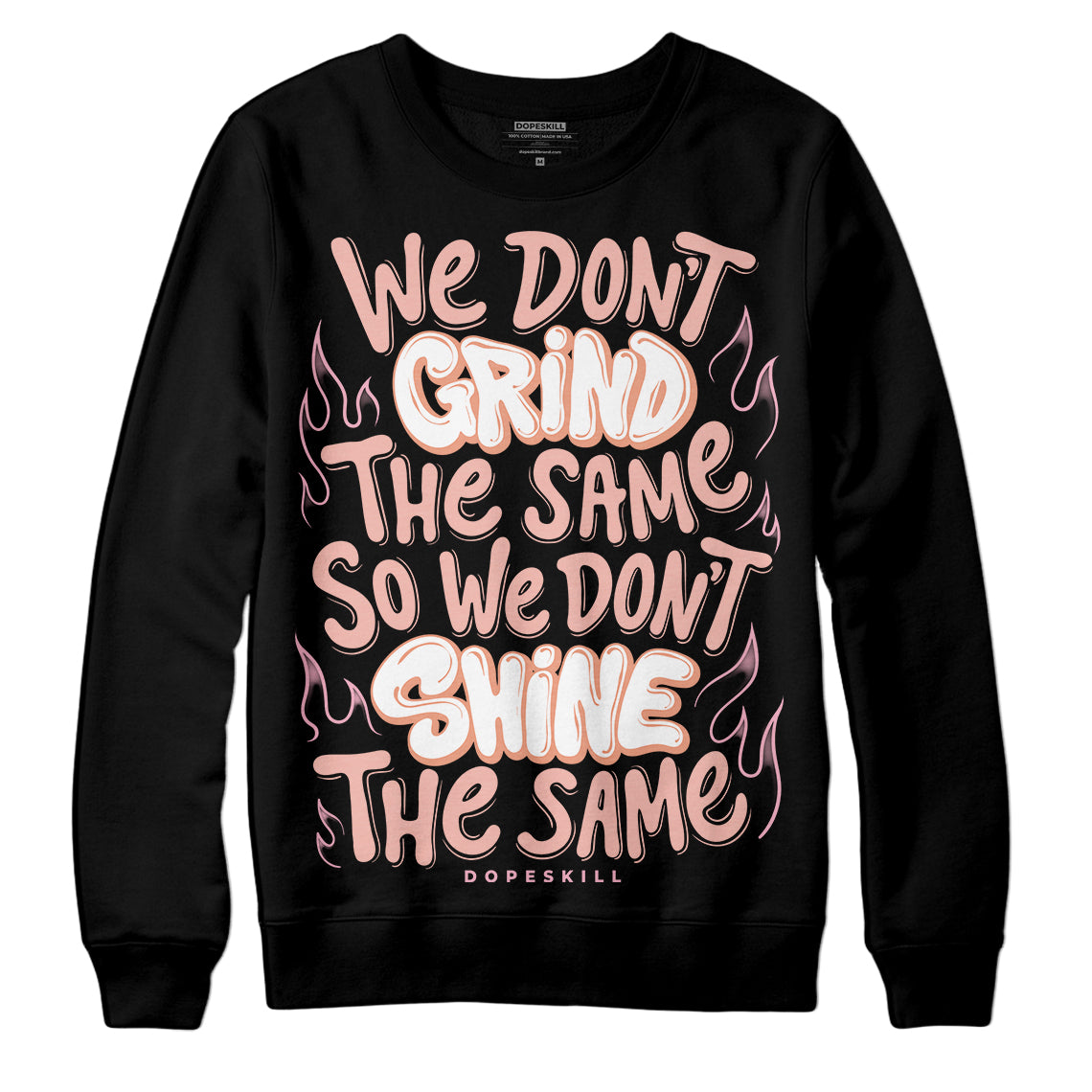 Jordan 11 Low “Legend Pink” DopeSkill Sweatshirt Grind Shine Graphic Streetwear - Black