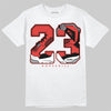 Jordan 4 Retro Toro Bravo DopeSkill T-Shirt 23 with 4s Pattern Graphic Streetwear - White