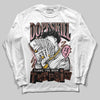 Adidas Campus 00s Dust Cargo Clear ‘Pink’ DopeSkill Long Sleeve T-Shirt Sorry I've Been Trappin Graphic Streetwear - White 