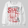 Jordan 1 Retro High OG Black Toe Reimagined DopeSkill Sweatshirt Speak It Graphic Streetwear - White