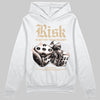 TAN Sneakers DopeSkill Hoodie Risk Is Better Than Regret Graphic Streetwear - White 
