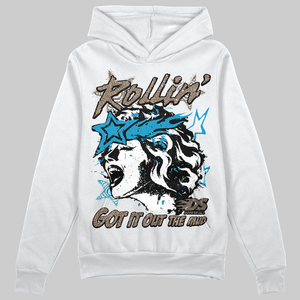 Jordan 3 GS “We Outside” DopeSkill Hoodie Sweatshirt Got It Out The Mud Graphic Streetwear - White