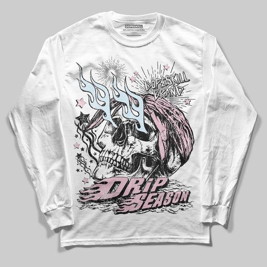 Jordan 5 OG “35th Anniversary” DopeSkill Long Sleeve T-Shirt Drip Season Graphic Streetwear - White