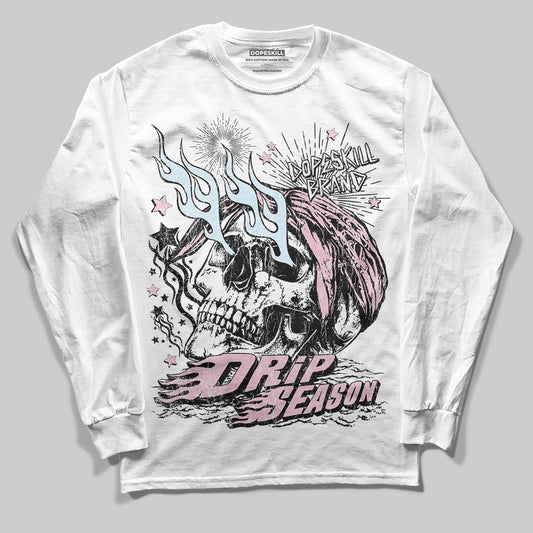 Jordan 5 OG “35th Anniversary” DopeSkill Long Sleeve T-Shirt Drip Season Graphic Streetwear - White