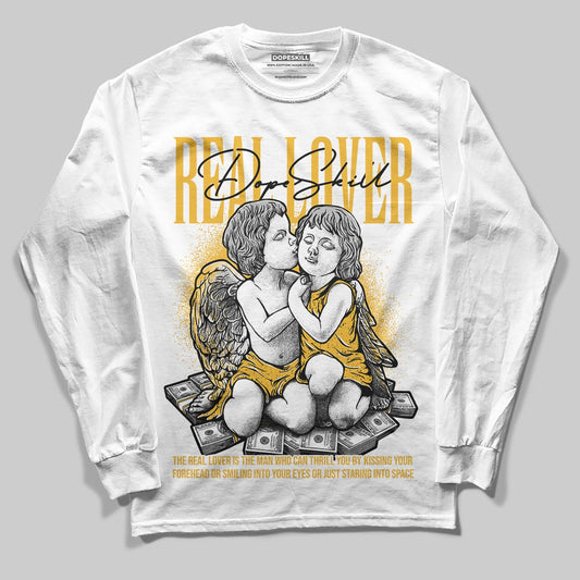Jordan 5 'Tokyo' DopeSkill Long Sleeve T-Shirt Real Lover Graphic Streetwear - White